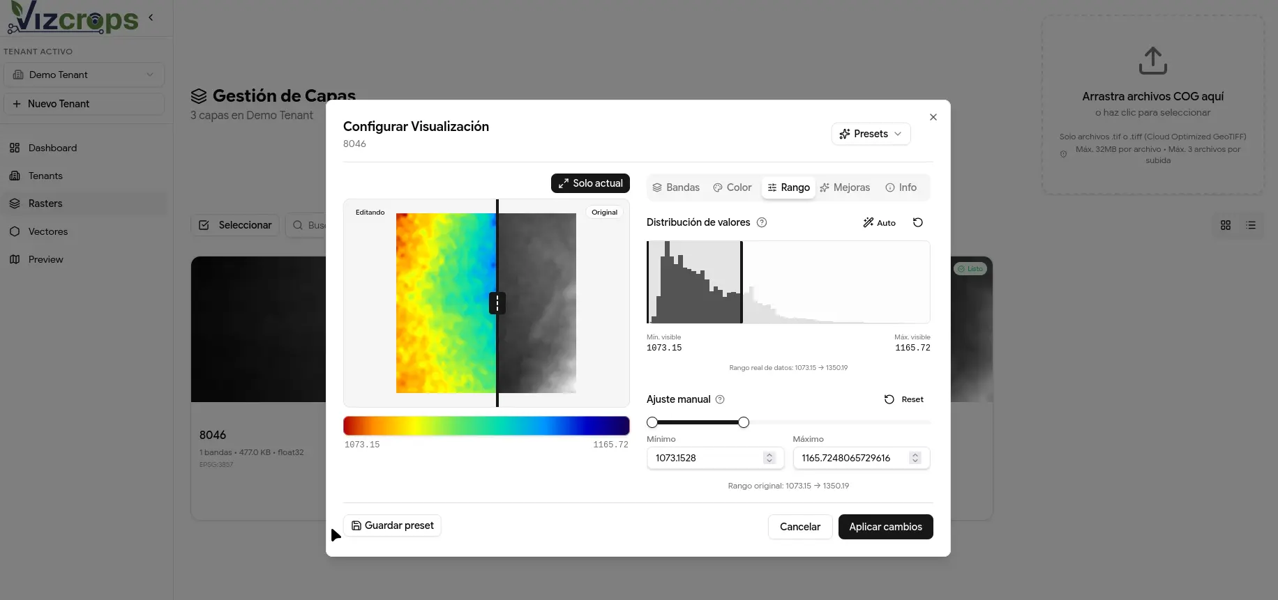 Dashboard de monitoreo